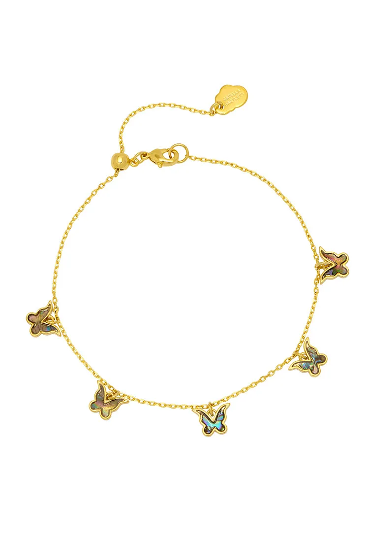 Abalone Butterfly Bracelet