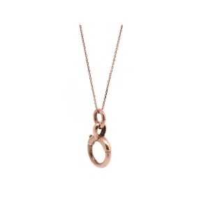 ANTIQUE VICTORIAN MAYVEDA GOLD LOCK PENDANT NECKLACE