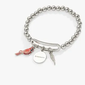 Elegant Stretch Bracelet with Cardinal Mix-and-Match Charms