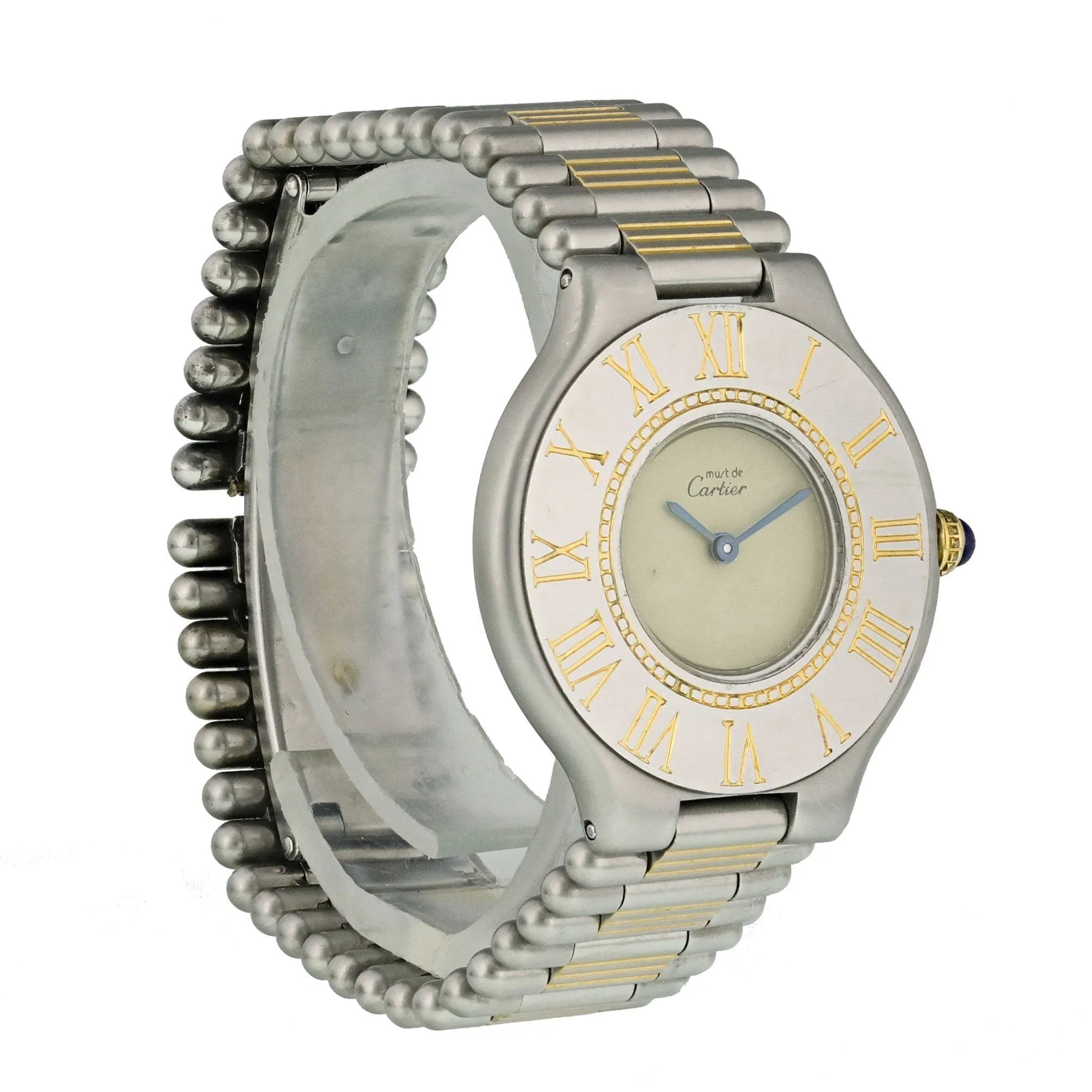 Elegant Cartier Must de Cartier Ladies Gold Watch - Timeless Luxury Timepiece