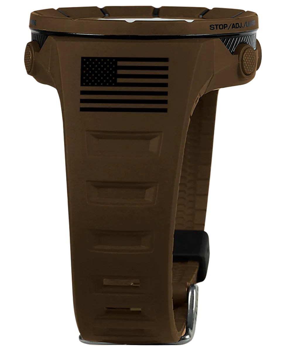 Coliseum Fit™ - Freedom Edition Watch in Gunstock Brown/Black