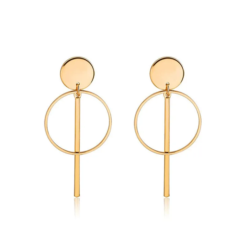 Optimal Double Hoop Dangle Earrings