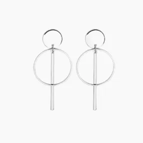 Optimal Double Hoop Dangle Earrings