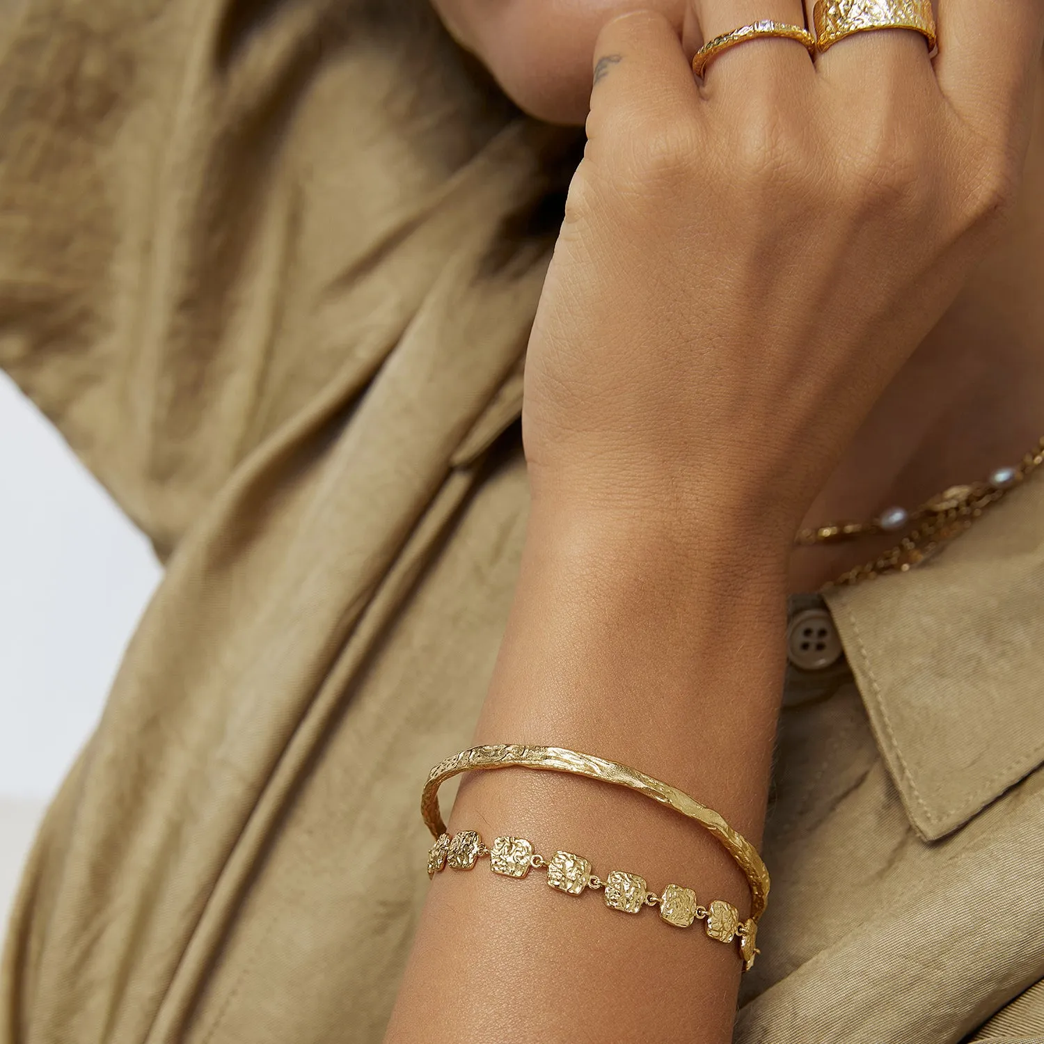 Halo Bracelet Stack