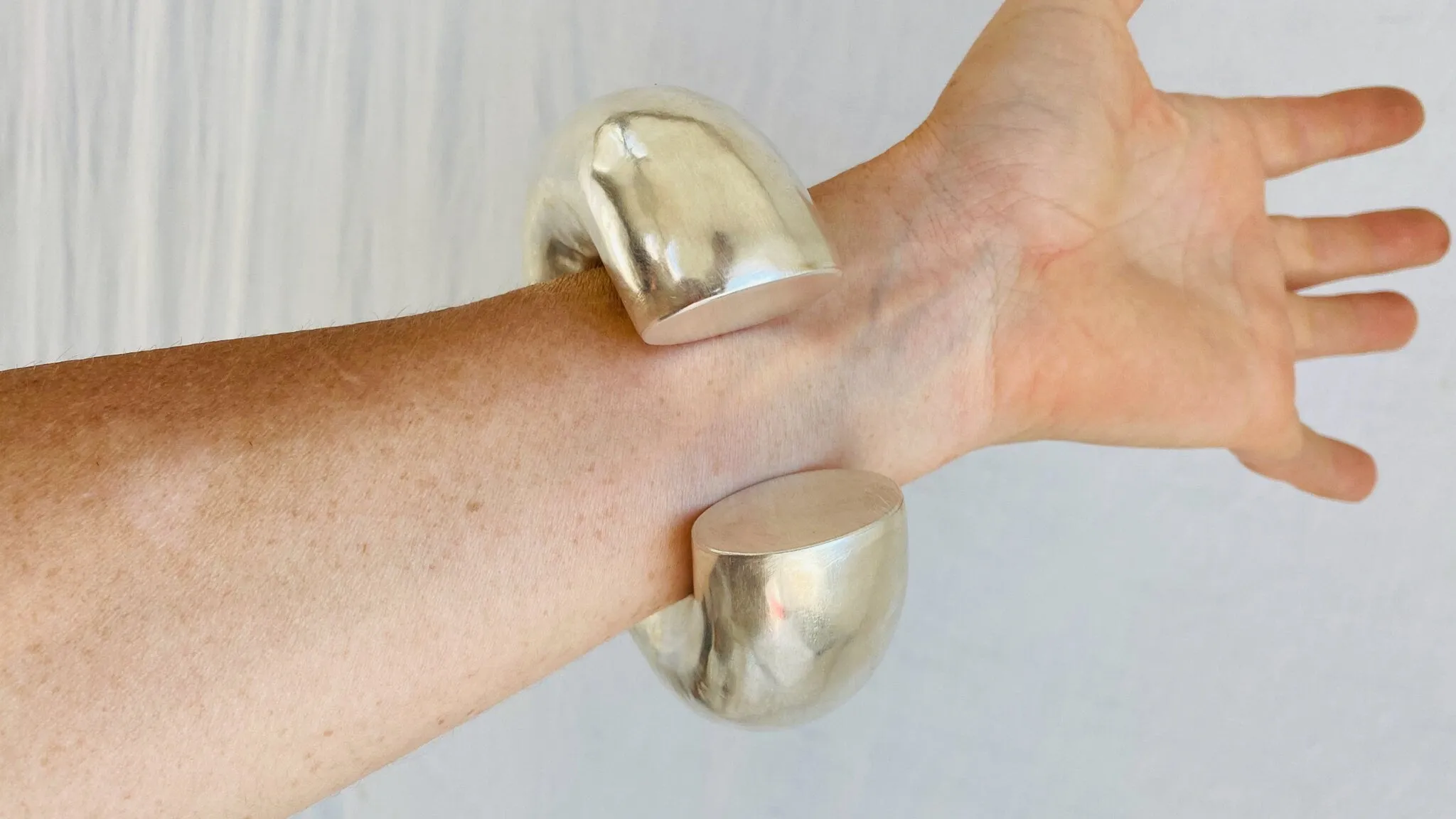 Karen Hill Tribe Sterling Silver SINGLE Bangle. Chunky. Gorgeous 7000