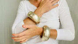 Karen Hill Tribe Sterling Silver SINGLE Cuff. Chunky. Gorgeous