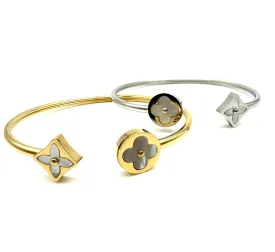LUV Floral Cuff Bracelet