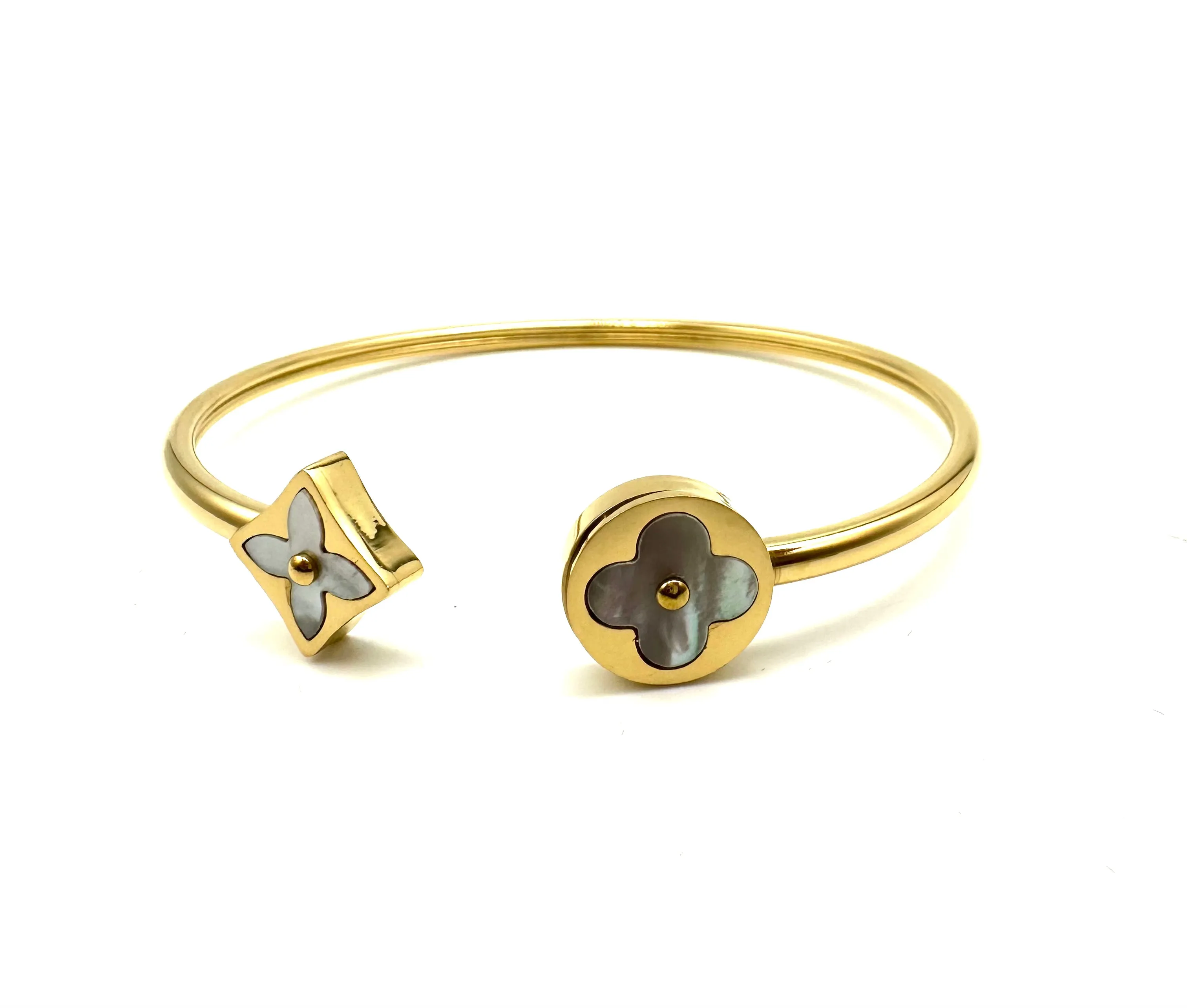 LUV Floral Cuff Bracelet