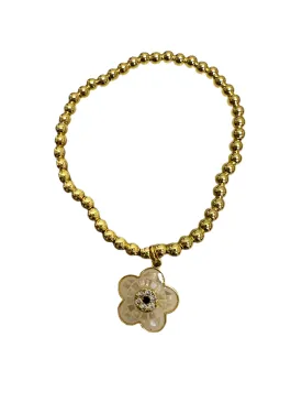MOP Flower Dangle Bracelet