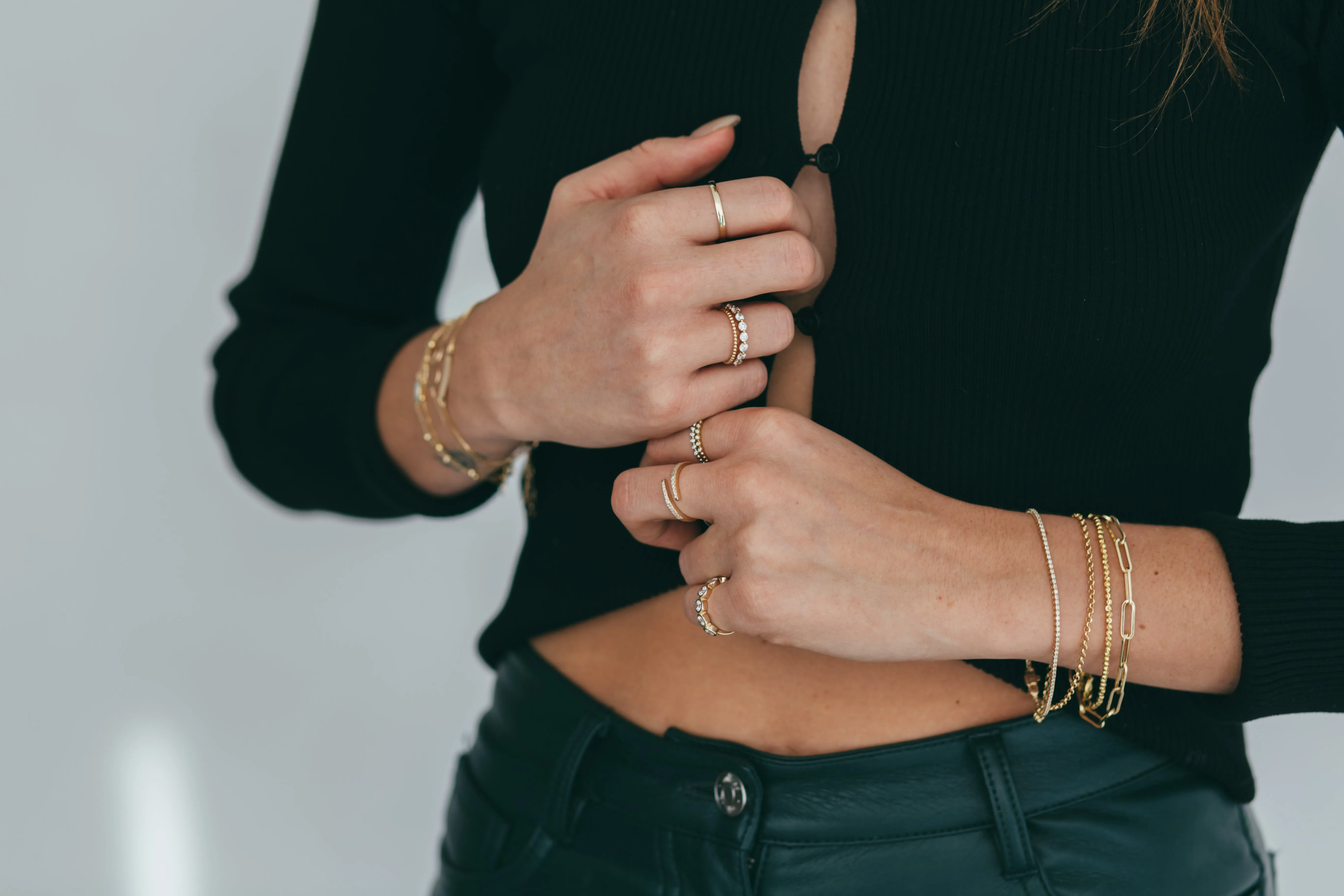 Open Circle Rolo Bracelet