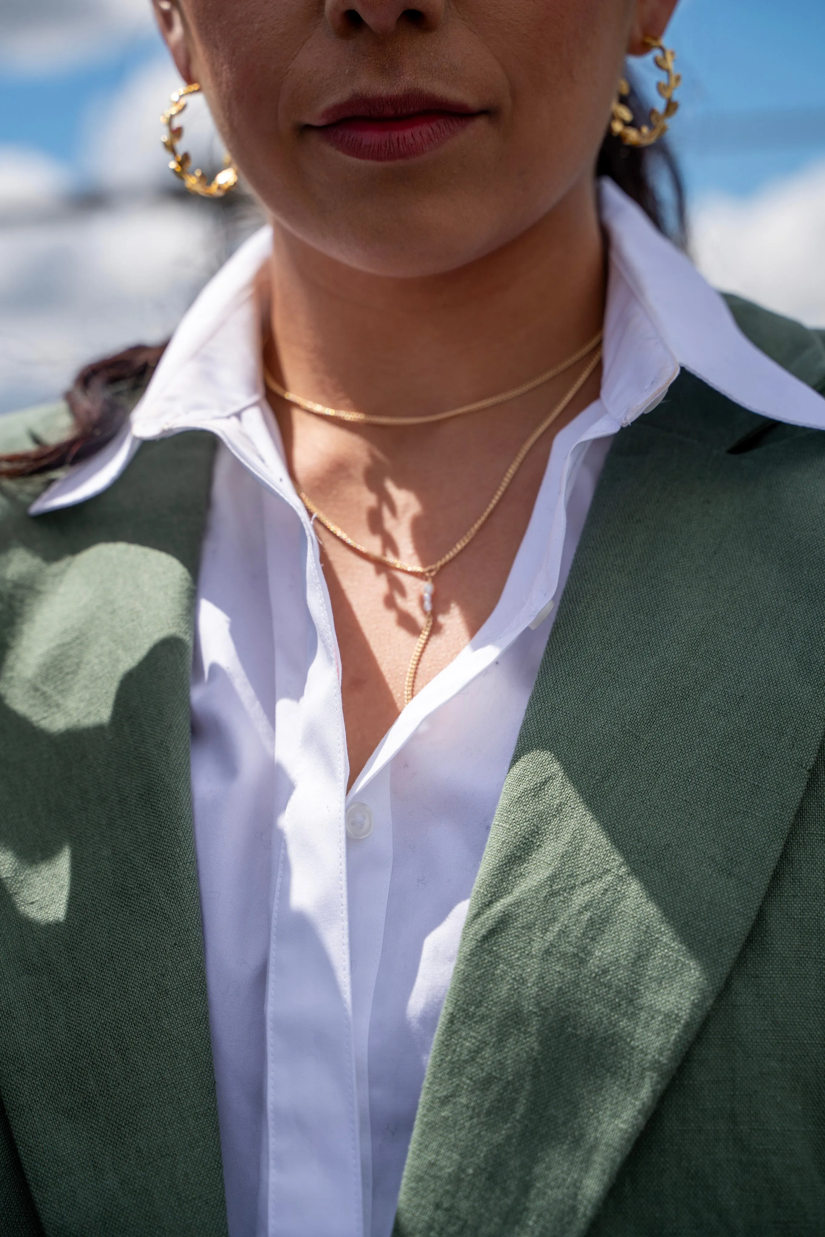 Pearl Lariat Necklace