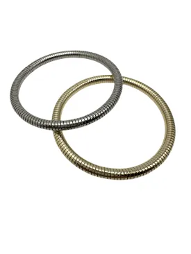 Ribbed Coil Bracelet