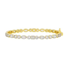 Signature Mixed Shape Bangle