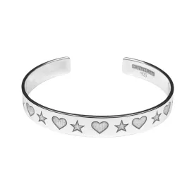 Star Heart Bangle